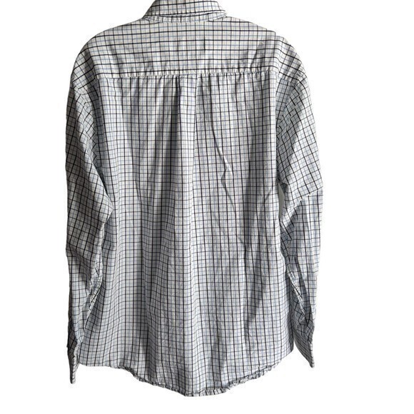 Vineyard Vines Men's Adult‎ Sz M Button Shirt Long Sleeve Plaid Blue - Picture 2 of 6